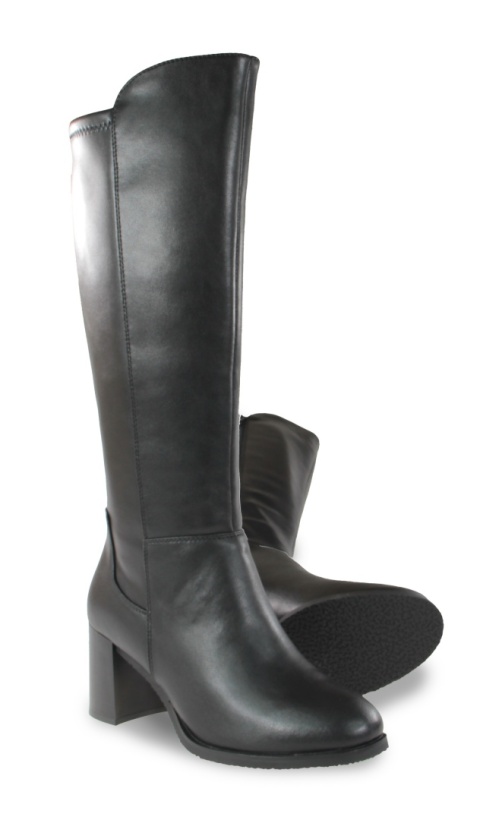 Skórzane kozaki damskie Sergio Leone KZ25224-S czarny