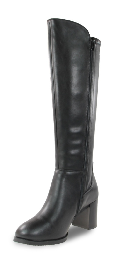 Skórzane kozaki damskie Sergio Leone KZ25224-S czarny