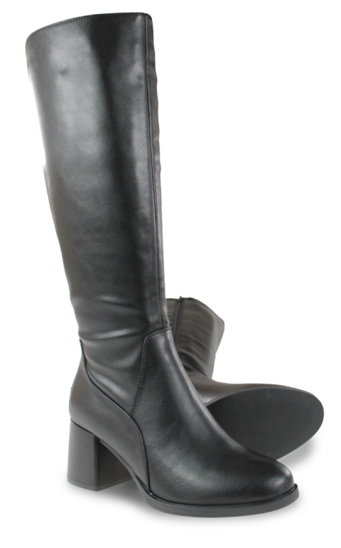 Skórzane kozaki damskie Sergio Leone KZ25269-S czarny