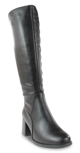 Skórzane kozaki damskie Sergio Leone KZ25269-S czarny