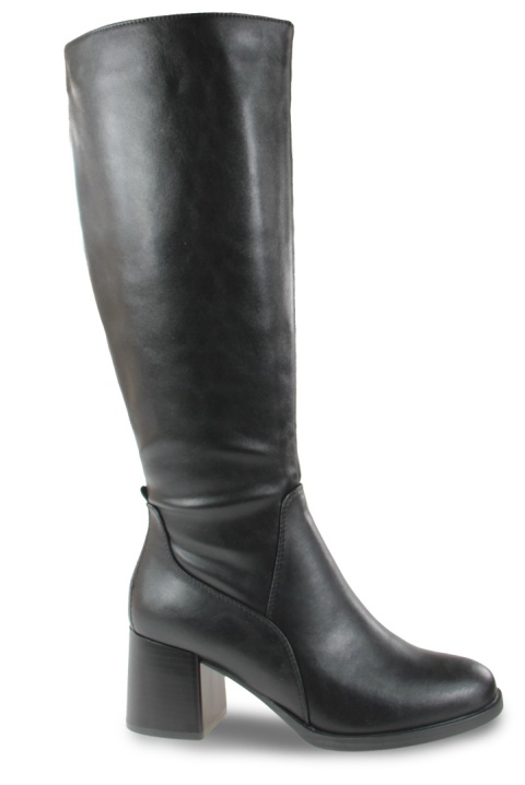 Skórzane kozaki damskie Sergio Leone KZ25269-S czarny