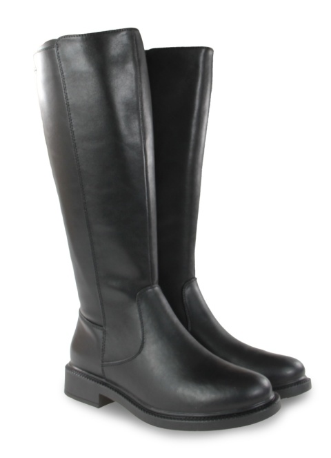 Skórzane kozaki damskie Sergio Leone KZ25600-S czarny