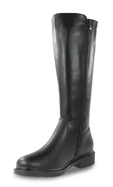 Skórzane kozaki damskie Sergio Leone KZ25600-S czarny