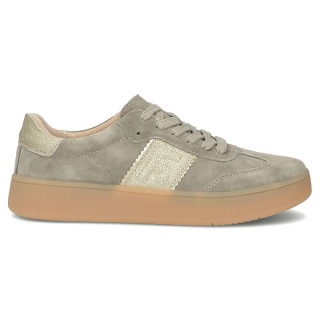 Skórzane sneakersy Filippo DP7543/26 KH khaki