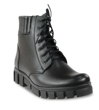 Skórzane trzewiki Monax TT czarny