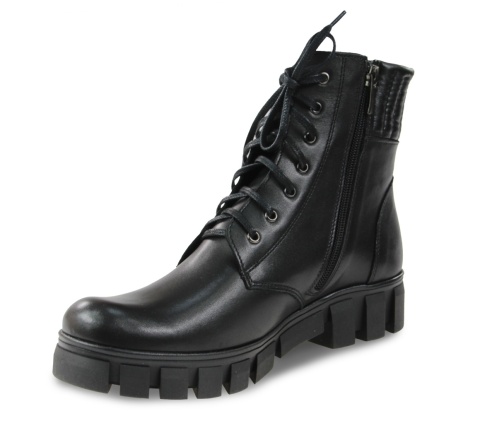 Skórzane trzewiki Monax TT czarny