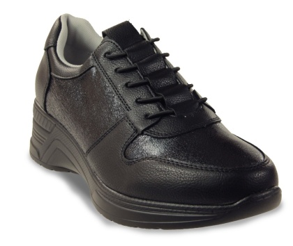 Sneakersy damskie na platformie M.Daszyński MR24129-1 czarny