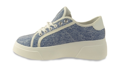 Sneakersy damskie na platformie McBraun MR23356 niebieski