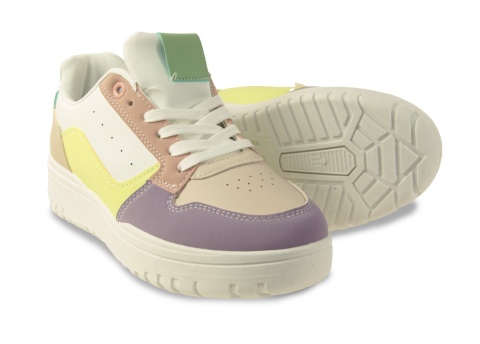 Sneakersy damskie na platformie McBraun PL23263 fiolet