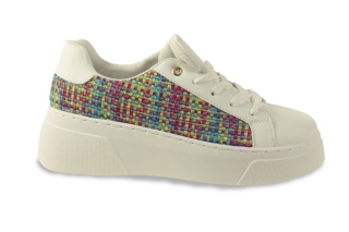 Sneakersy damskie na platformie McBraun PL23335 zielony