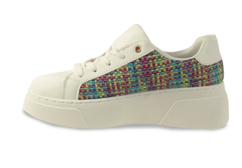 Sneakersy damskie na platformie McBraun PL23335 zielony