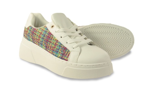 Sneakersy damskie na platformie McBraun PL23335 zielony