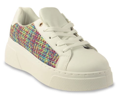 Sneakersy damskie na platformie McBraun PL23335 zielony