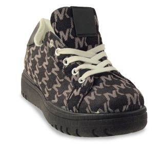 Sneakersy damskie na platformie McBraun PL23362 czarny