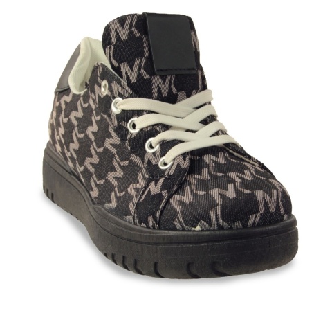 Sneakersy damskie na platformie McBraun PL23362 czarny