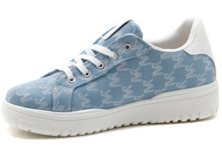 Sneakersy damskie na platformie McBraun PL23362 niebieski