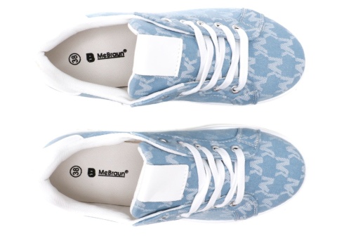Sneakersy damskie na platformie McBraun PL23362 niebieski