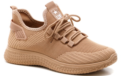 Sneakersy młodzieżowe News 21TX02-3634 beż