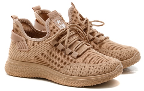 Sneakersy młodzieżowe News 21TX02-3634 beż