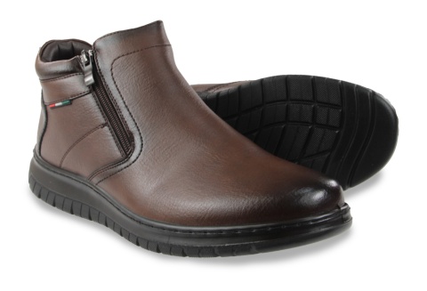 Trzewiki męskie Unisoft 24MN16-7512 brąz