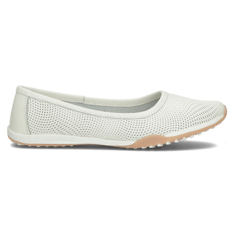 Skórzane półbuty Filippo DP3681/23 WH białe Skórzane półbuty Filippo DP3681/23 WH białe