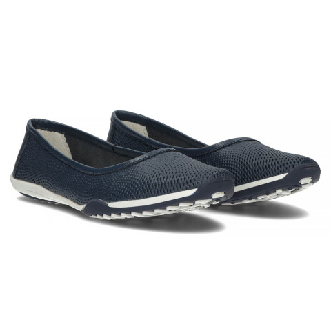 Skórzane półbuty Filippo DP3681/23 NV granatowe Skórzane półbuty Filippo DP3681/23 NV granatowe