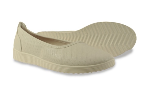 Baleriny damskie 3902-2 biały