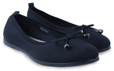 Baleriny damskie Evento 26BL02-9914 czarny