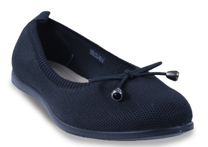 Baleriny damskie Evento 26BL02-9914 czarny