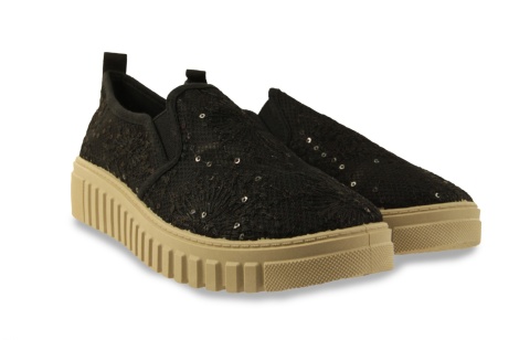 Espadryle damskie 8092-1 czarny