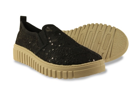 Espadryle damskie 8092-1 czarny