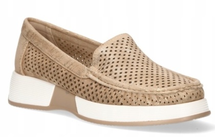 Mokasyny damskie Sergio Leone MK097H złoty