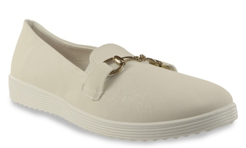 Półbuty damskie 8020-4 biały