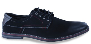 Półbuty męskie Unisoft 26MN26-273 czarny