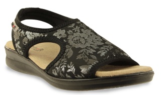 Sandały damskie Jezzi 24SD02-7196 czarny/silver