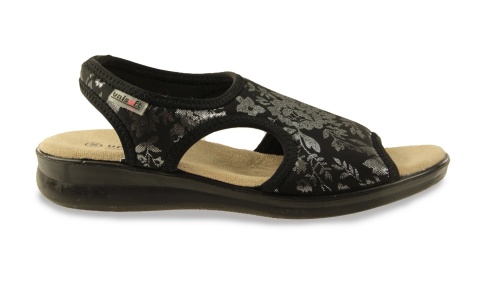 Sandały damskie Jezzi 24SD02-7196 czarny/silver