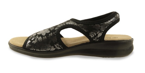 Sandały damskie Jezzi 24SD02-7196 czarny/silver