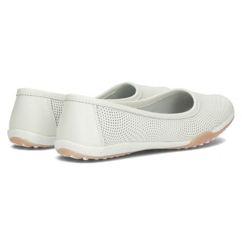 Skórzane półbuty Filippo DP3681/23 WH białe