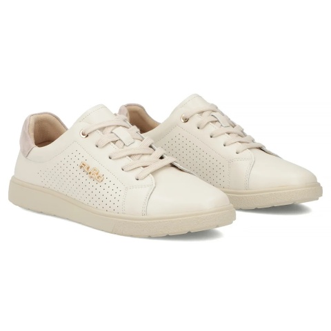 Skórzane sneakersy Filippo DP6738/26 BE beż