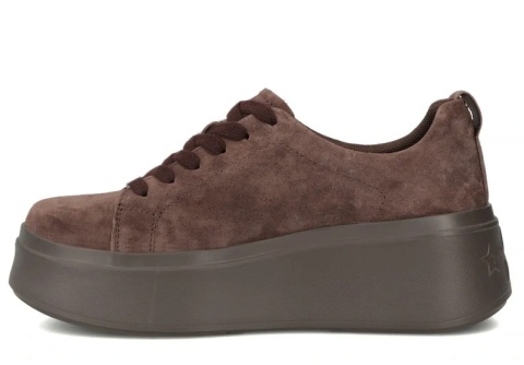 Skórzane sneakersy damskie Filippo DP6246/26 D Br brąz