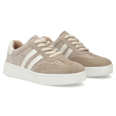 Skórzane sneakersy damskie Filippo DP7512/26 BE