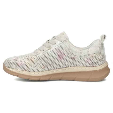 Skórzane sneakersy damskie Filippo DP7573/26 GR szary