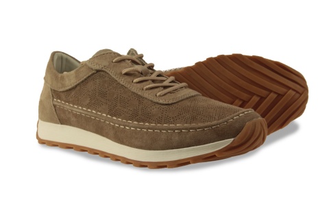 Skórzane sneakersy damskie na platformie Sergio Leone SP-001 j. brąz