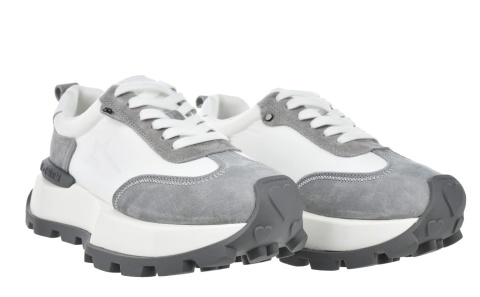 Sneakersy damskie BIG STAR OO274A231 biało/szary