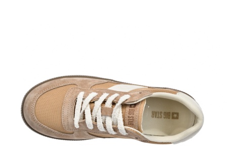 Sneakersy damskie na platformie Big star TT274177 beż