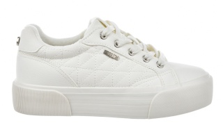 Trampki damskie na platformie Big Star OO274A464 biały