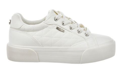 Trampki damskie na platformie Big Star OO274A464 biały