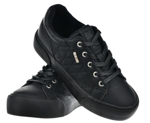 Trampki damskie na platformie Big Star OO274A465 czarny