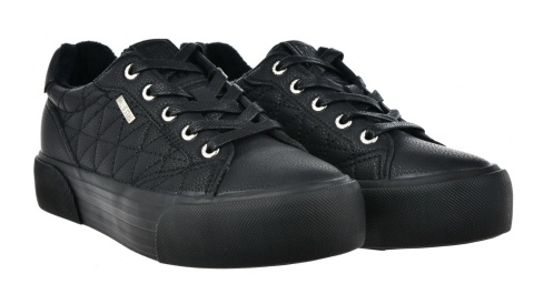 Trampki damskie na platformie Big Star OO274A465 czarny