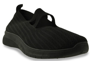 Damskie półbuty tekstylne Cabin 25705-1 czarny